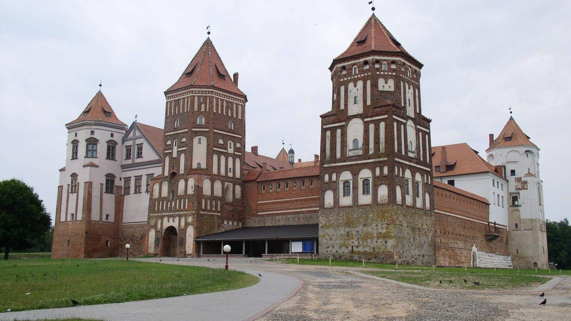 Medieval Belarus Building Background