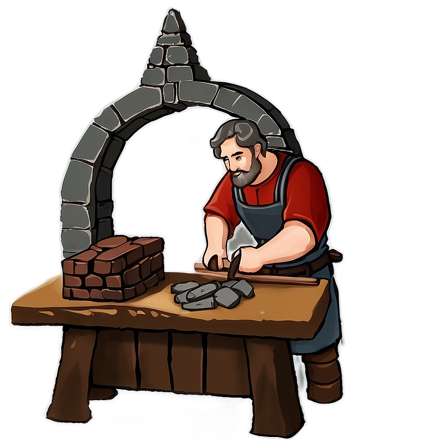 Download Medieval Blacksmith Forge Png 78 | Wallpapers.com