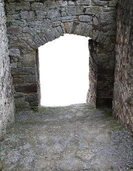 Medieval Castle Archway Entrance.jpg PNG