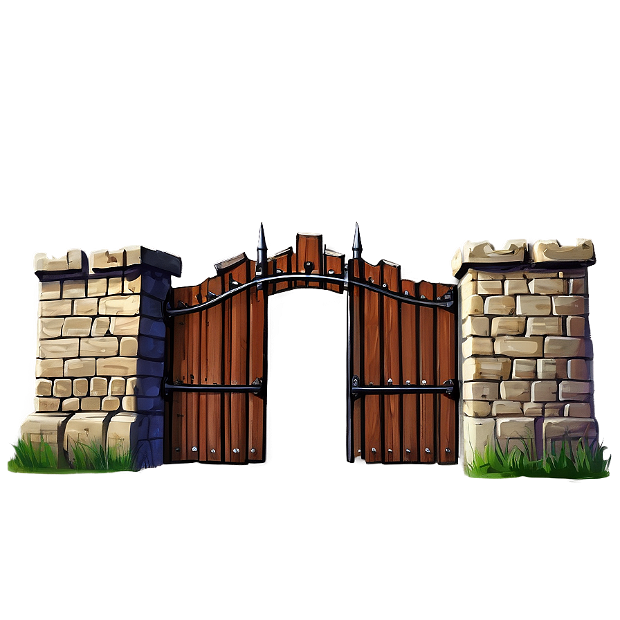 Download Medieval Castle Gate Png 38 | Wallpapers.com