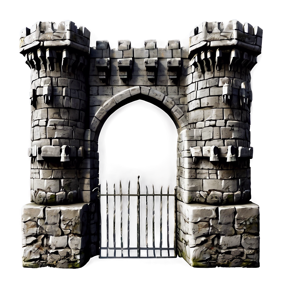 Medieval Castle Gate Png Rxx1 PNG