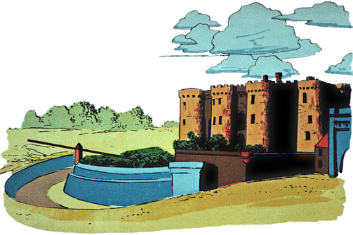 Medieval Castle Illustration PNG