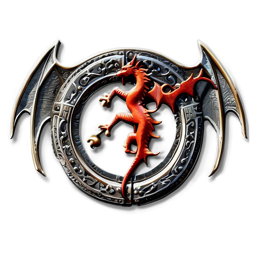 Medieval Dragon Symbol Png Poh25 PNG