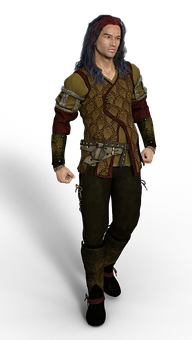 Medieval Fantasy Character PNG