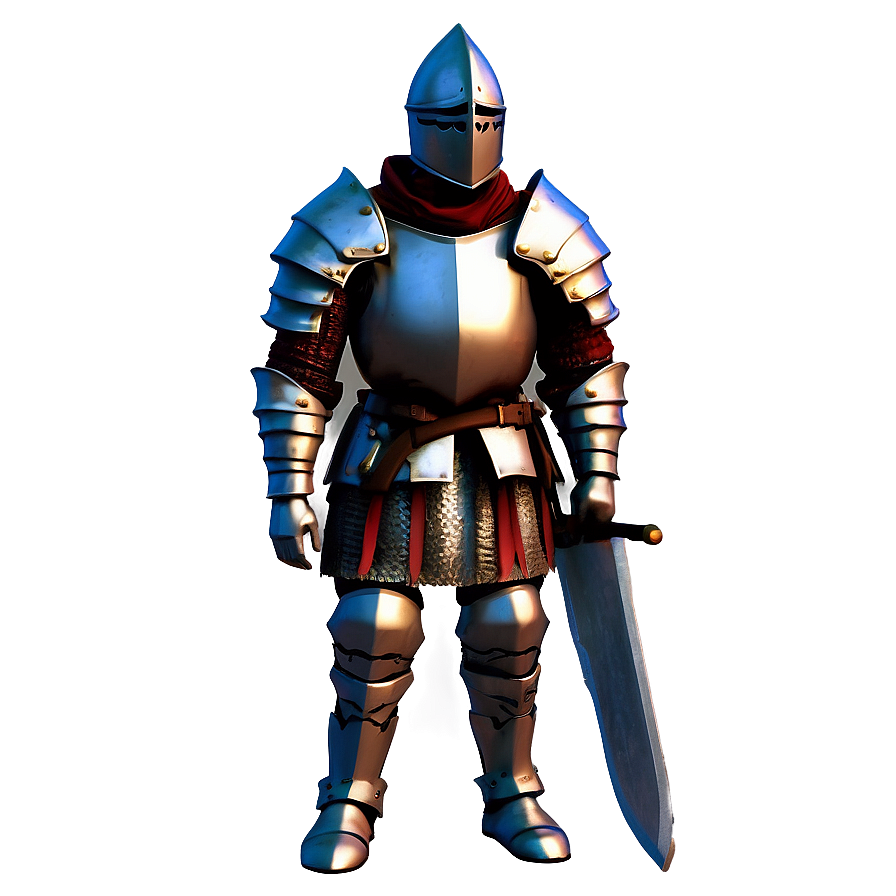 Medieval Game Character Knight Png 06262024 PNG