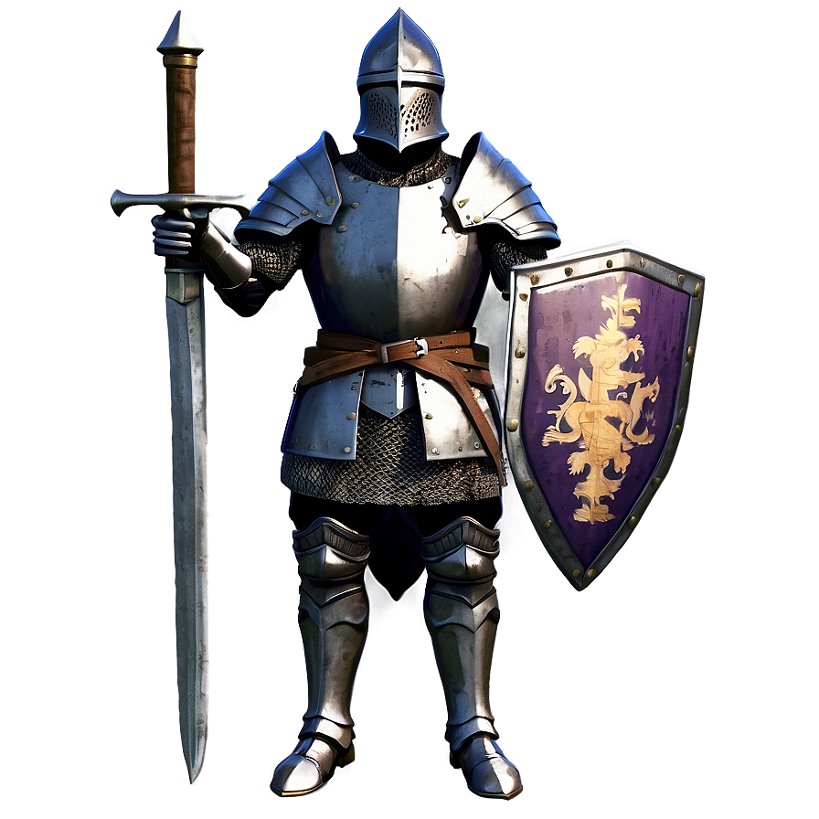 Medieval Game Character Knight Png Hju56 PNG