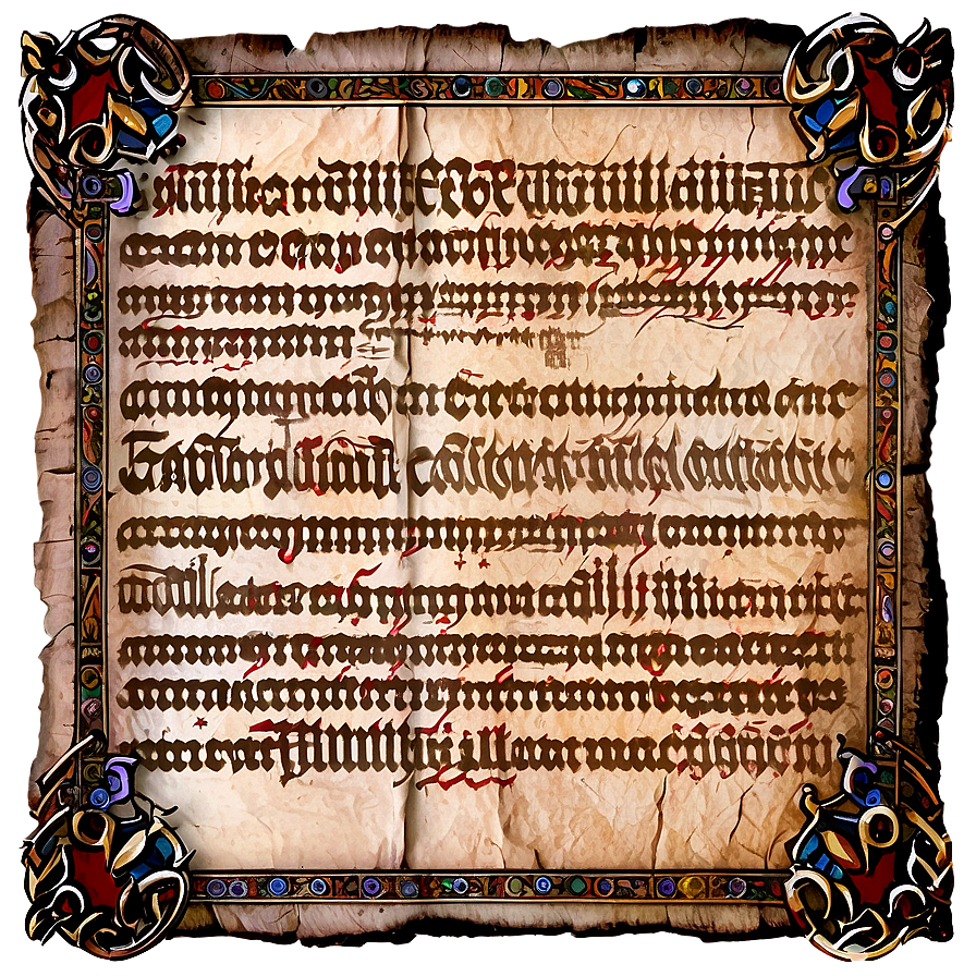 Medieval Gothic Text Png 5 PNG