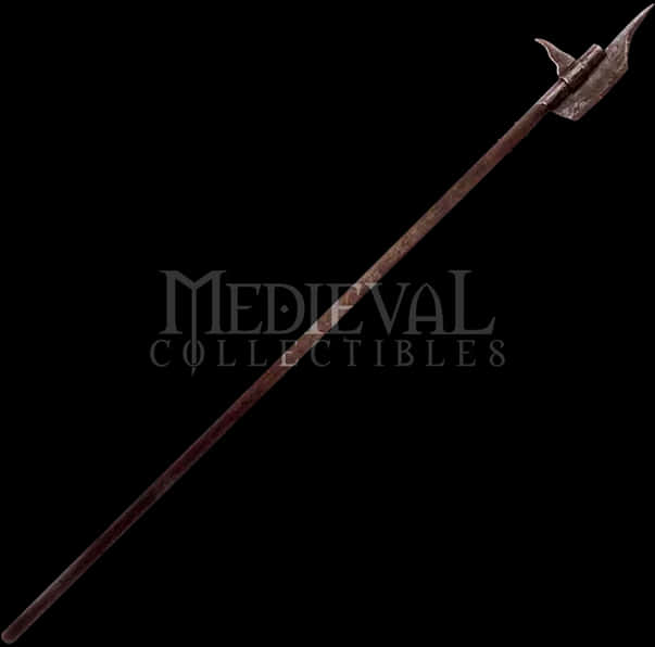 Medieval Halberd Weapon PNG