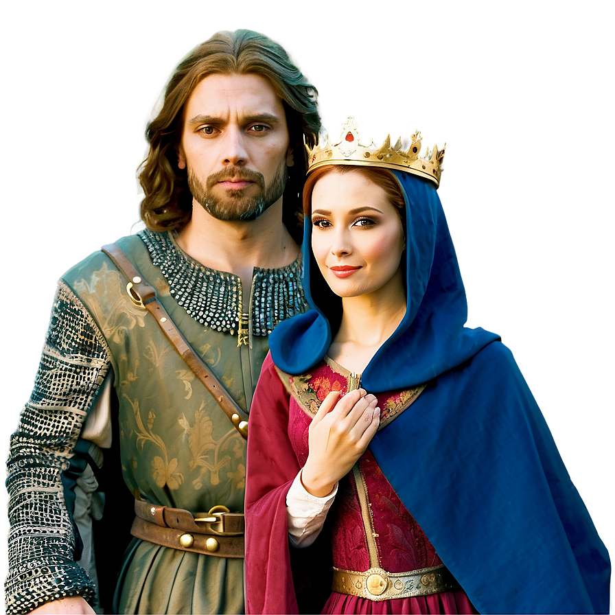 Medieval King And Queen Png 16 PNG