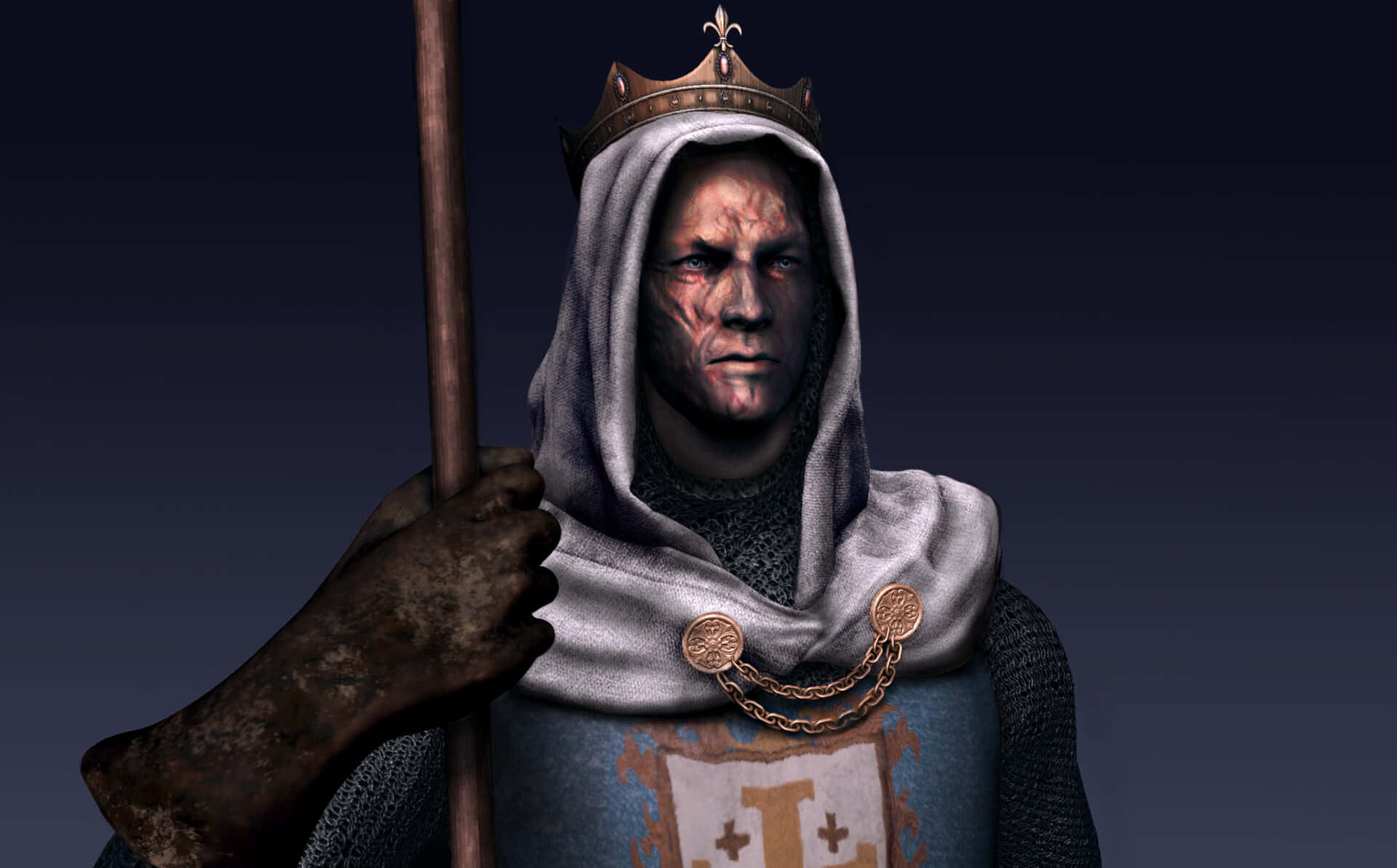 Medieval King Portrait Wallpaper