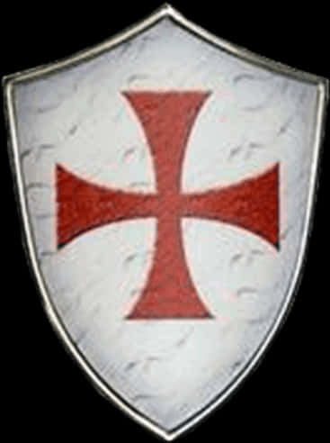 Medieval Knights Templar Shield PNG