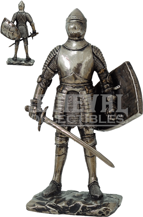 Medieval Knight Figurine Armor PNG