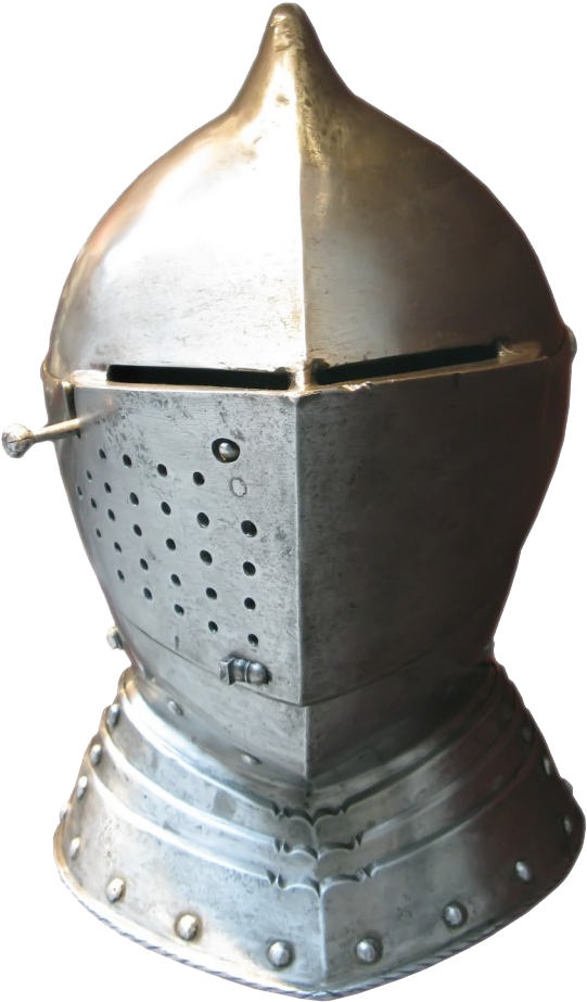 Medieval Knight Helmet PNG