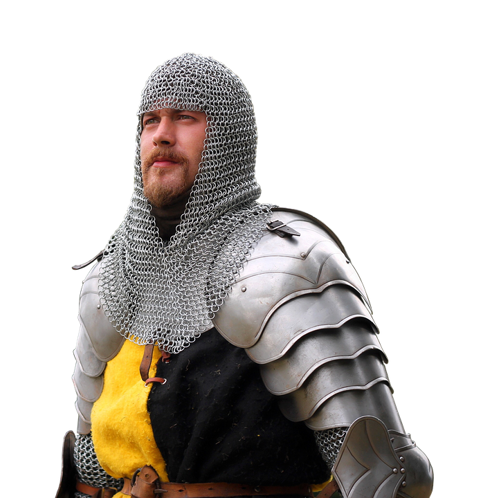 Medieval Knight Portrait PNG