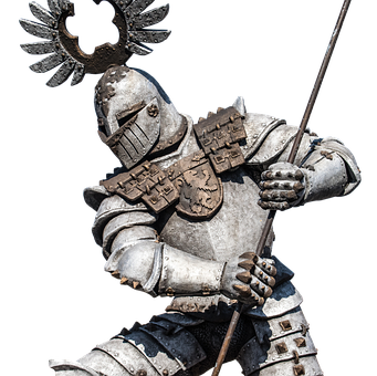 Medieval Knight Statue PNG