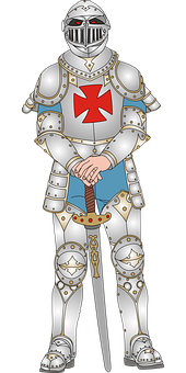 Medieval Knightin Armor PNG