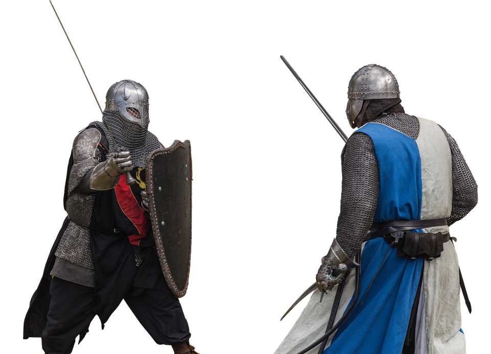 Medieval Knights Duel PNG