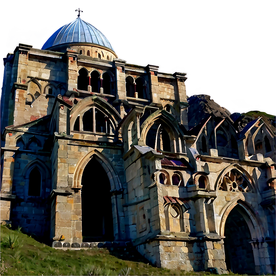 Medieval Monastery Png 06232024 PNG