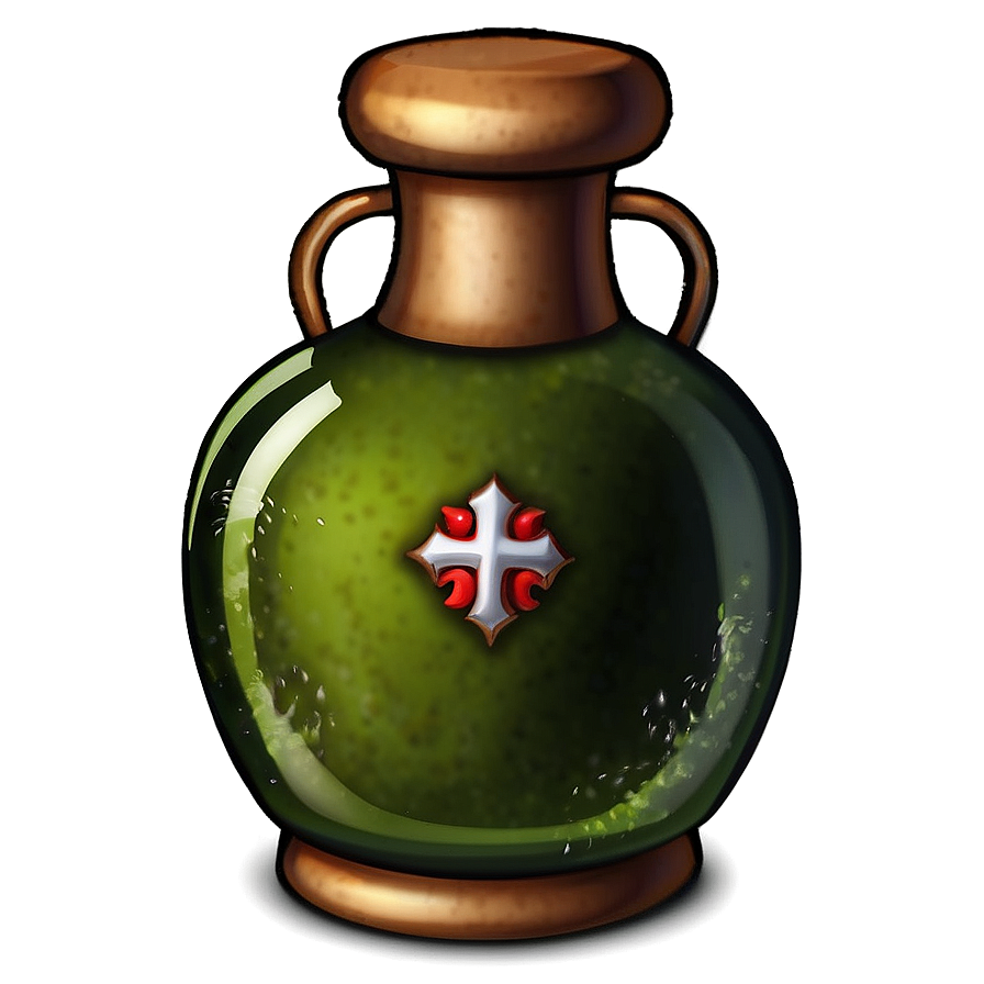 Medieval Potion Bottle Png Xvf70 PNG