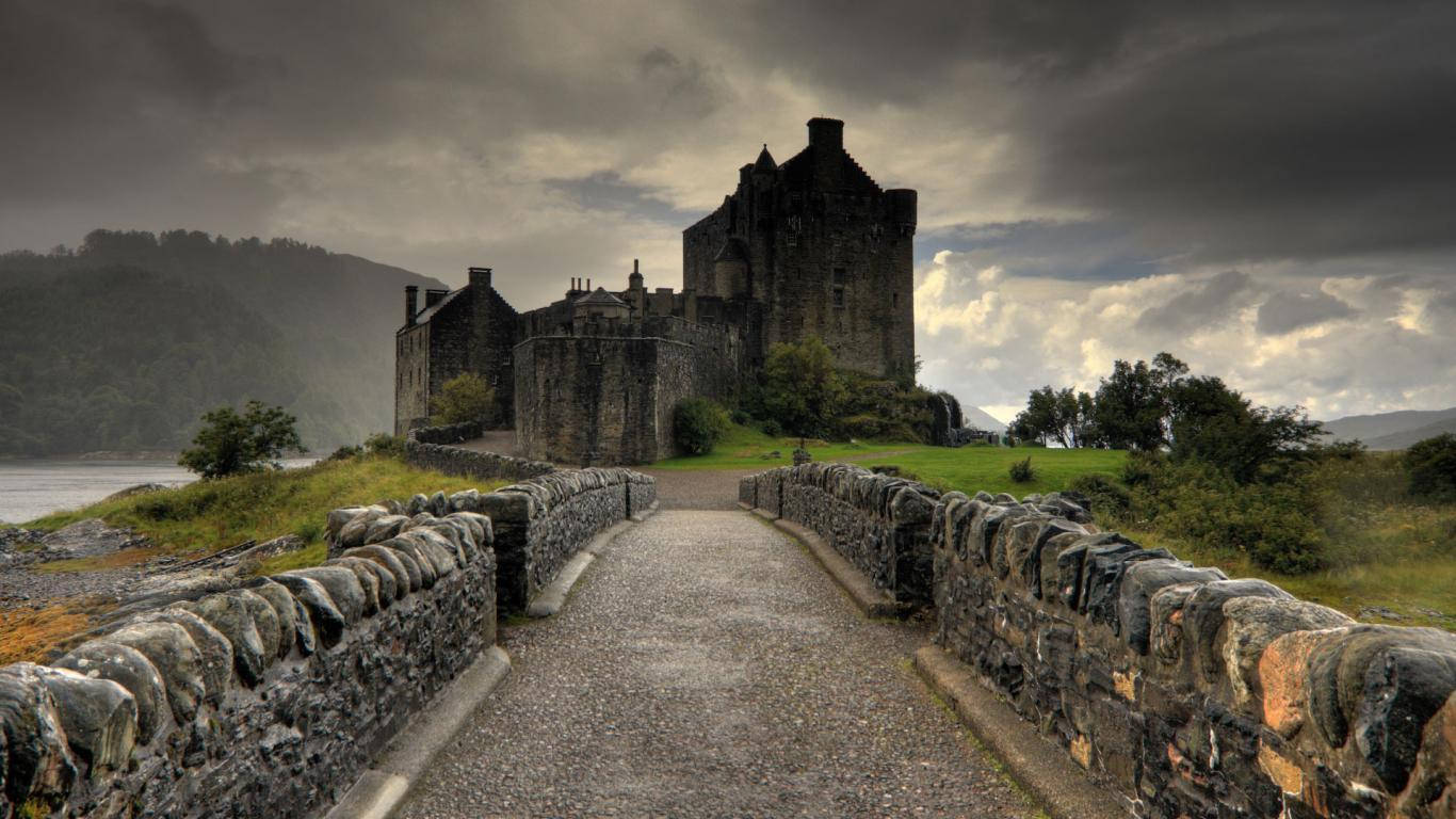 Medieval Scotland Castle Bridge