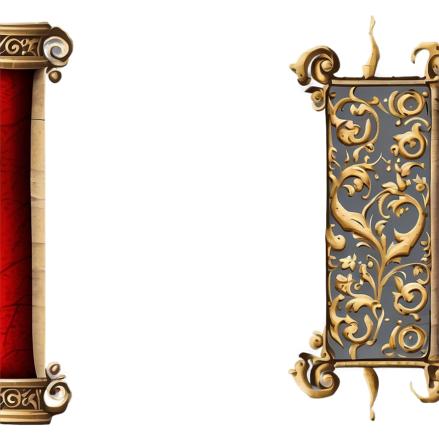 Download Medieval Scroll Border Png 06202024 | Wallpapers.com