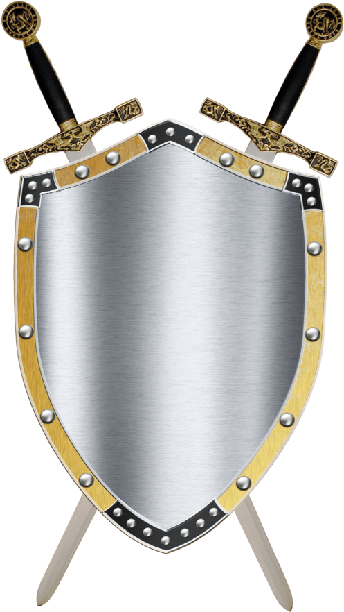 Medieval Shieldand Swords PNG