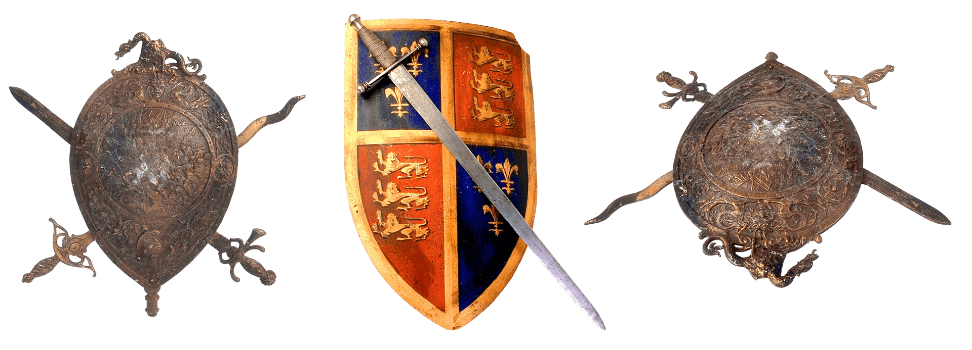 Medieval Shieldsand Sword PNG