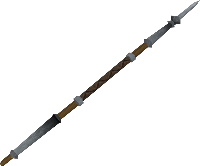 Medieval Spear3 D Model PNG