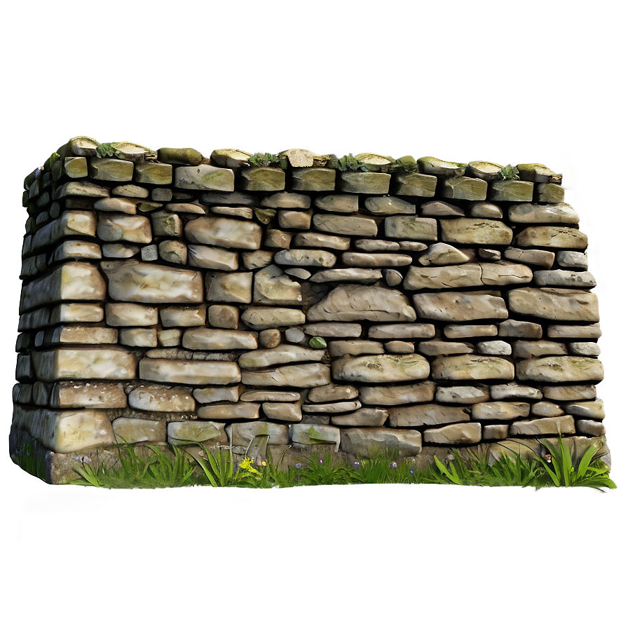 Medieval Stone Wall Png 05242024 PNG