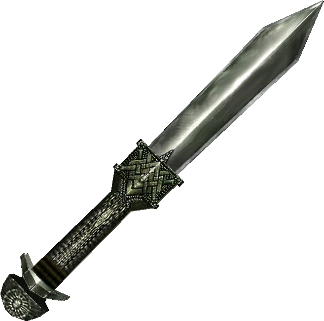 Medieval Style Dagger PNG