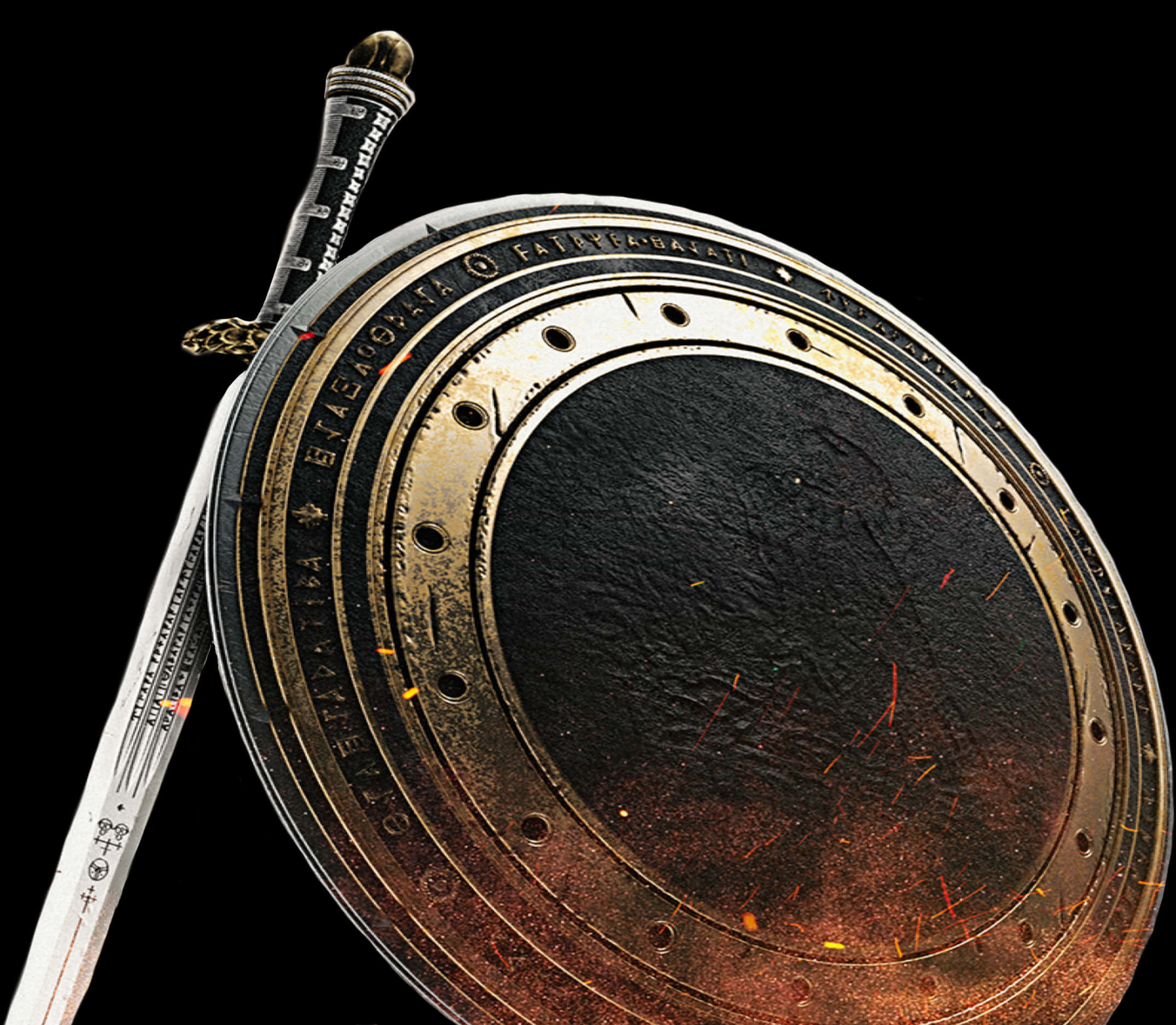 Medieval Swordand Shield PNG