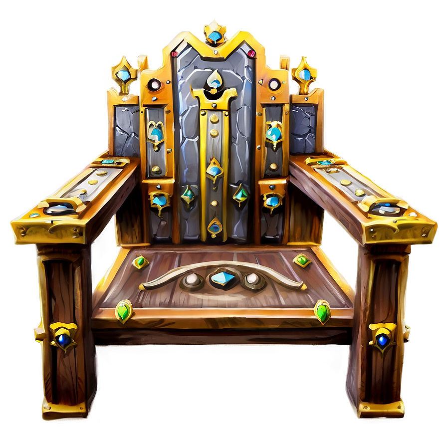 Medieval Throne Png 05252024 PNG