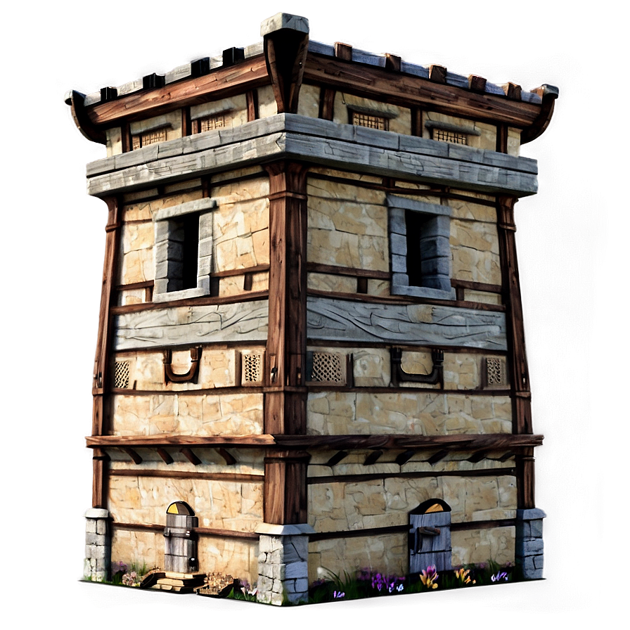 Medieval Tower Building Png 05232024 PNG