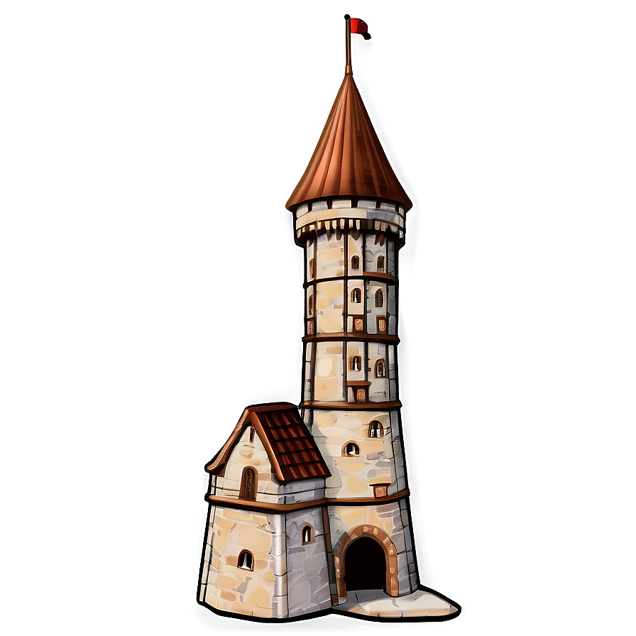 Medieval Tower Building Png Ugq PNG