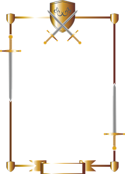 Medieval Weapons Frame PNG