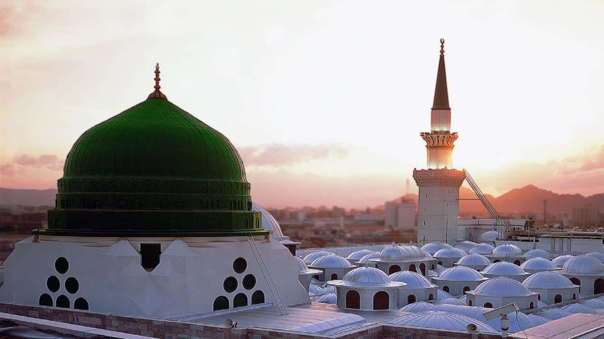 Majestic sunrise in Medina
