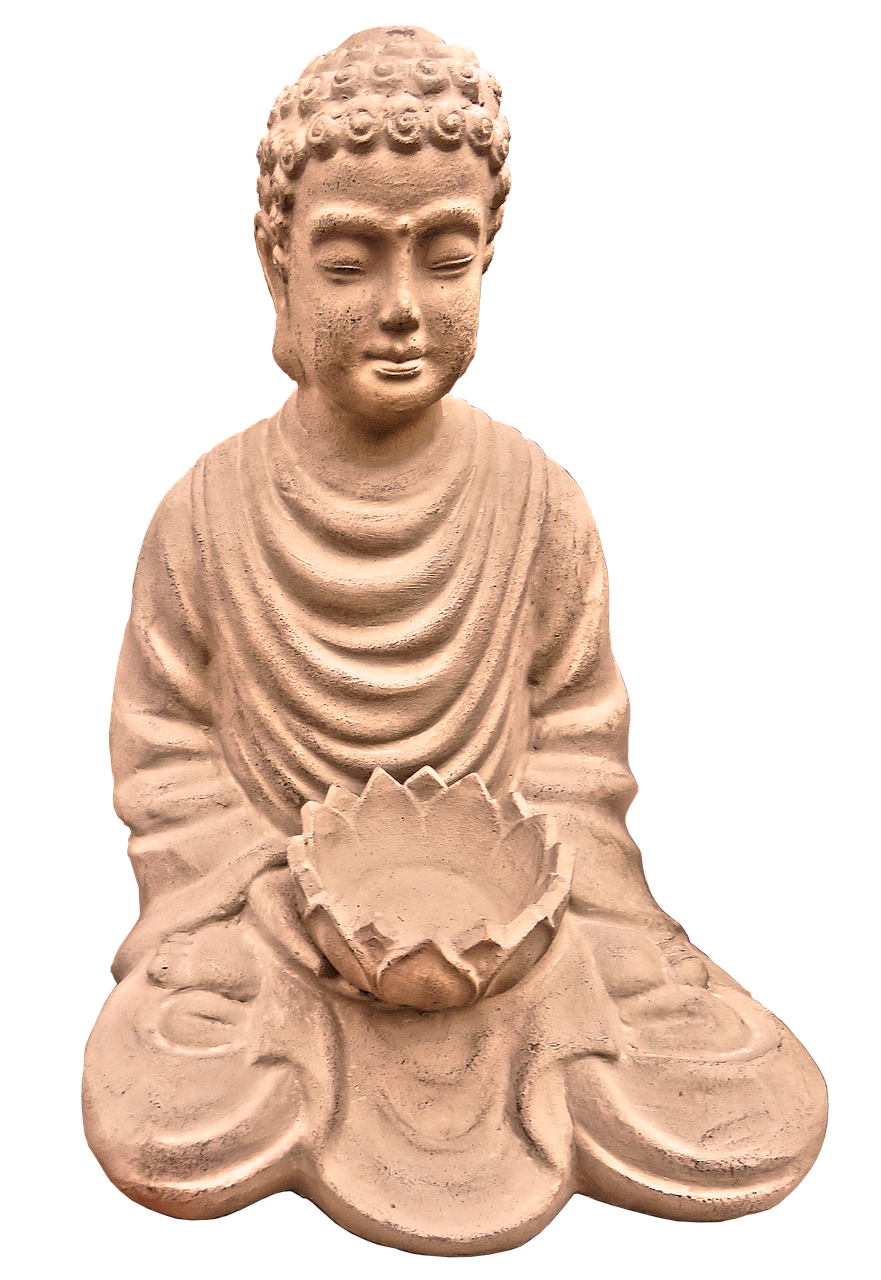 Meditating Buddha Statue PNG