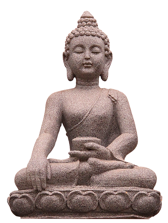 Meditating Buddha Statue.png PNG