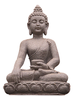 Meditating Buddha Statue PNG