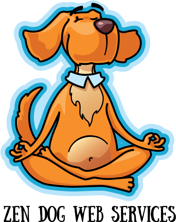 Meditating Cartoon Dog PNG