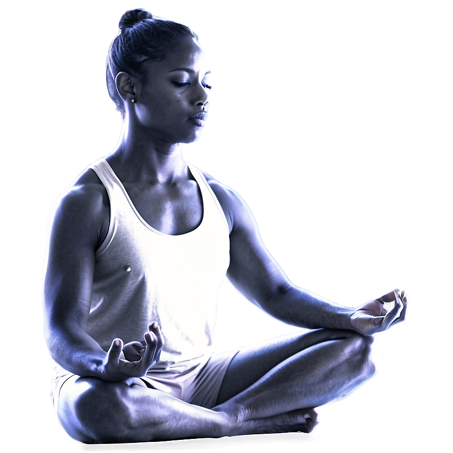 Download Meditation And Yoga Fusion Png 59 | Wallpapers.com