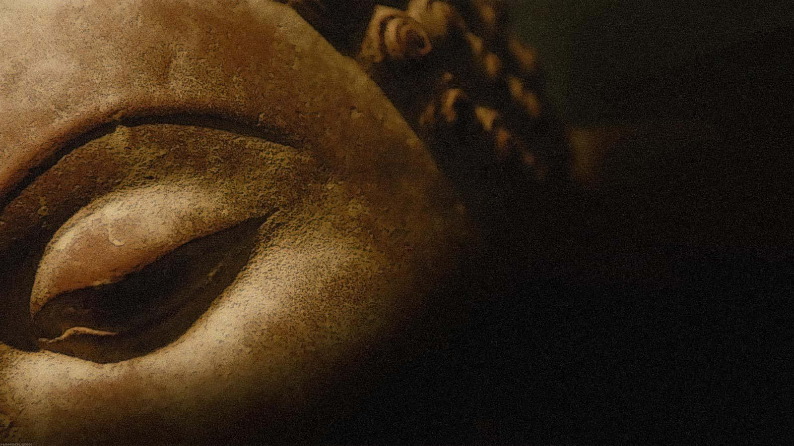 Buddhameditation-närbildsbild