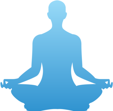 Meditation Silhouette Healing PNG