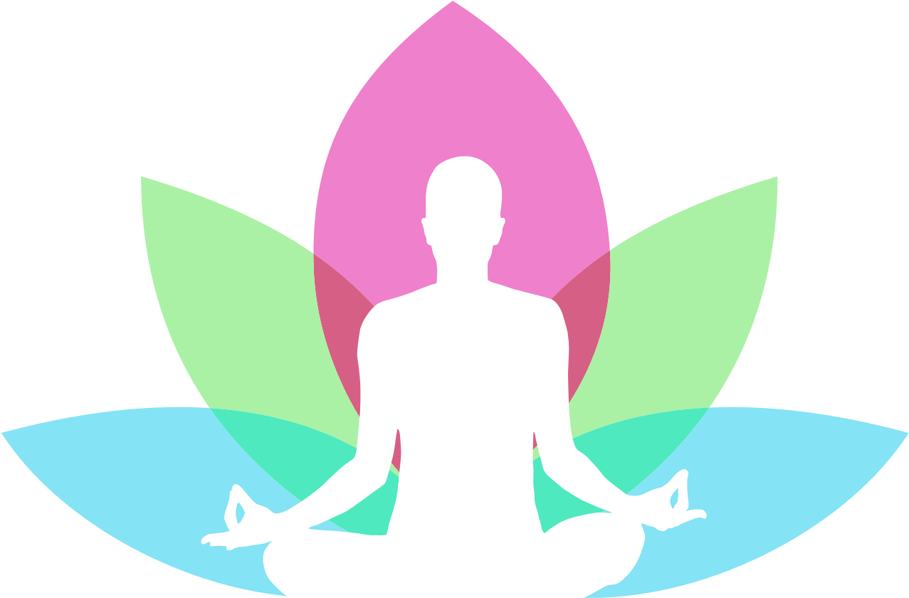 Meditation Silhouette Lotus Background PNG