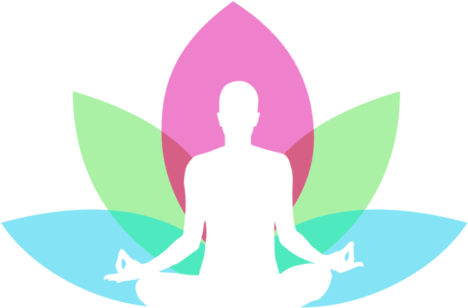 Meditative Yoga Pose Lotus Background PNG