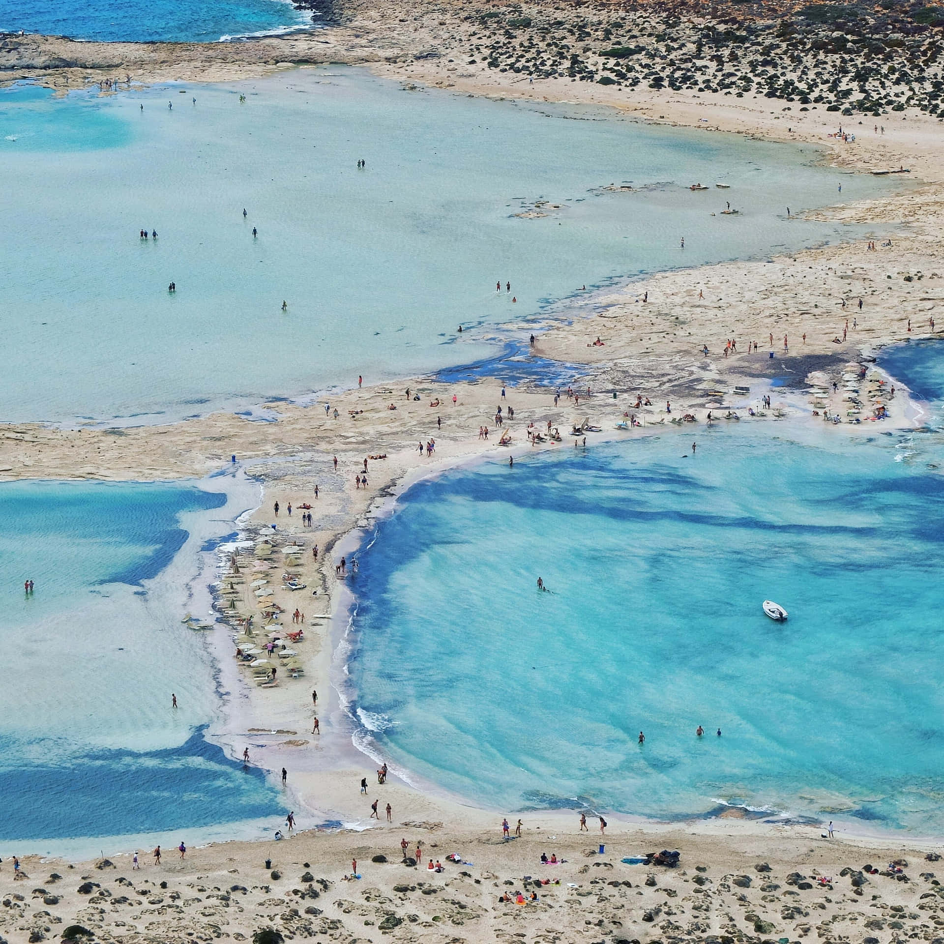 Stunning Mediterranean Beach Serenity Wallpaper