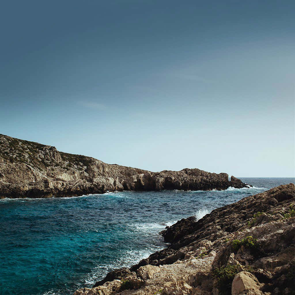 Mediterranean Coastline Scenery Wallpaper