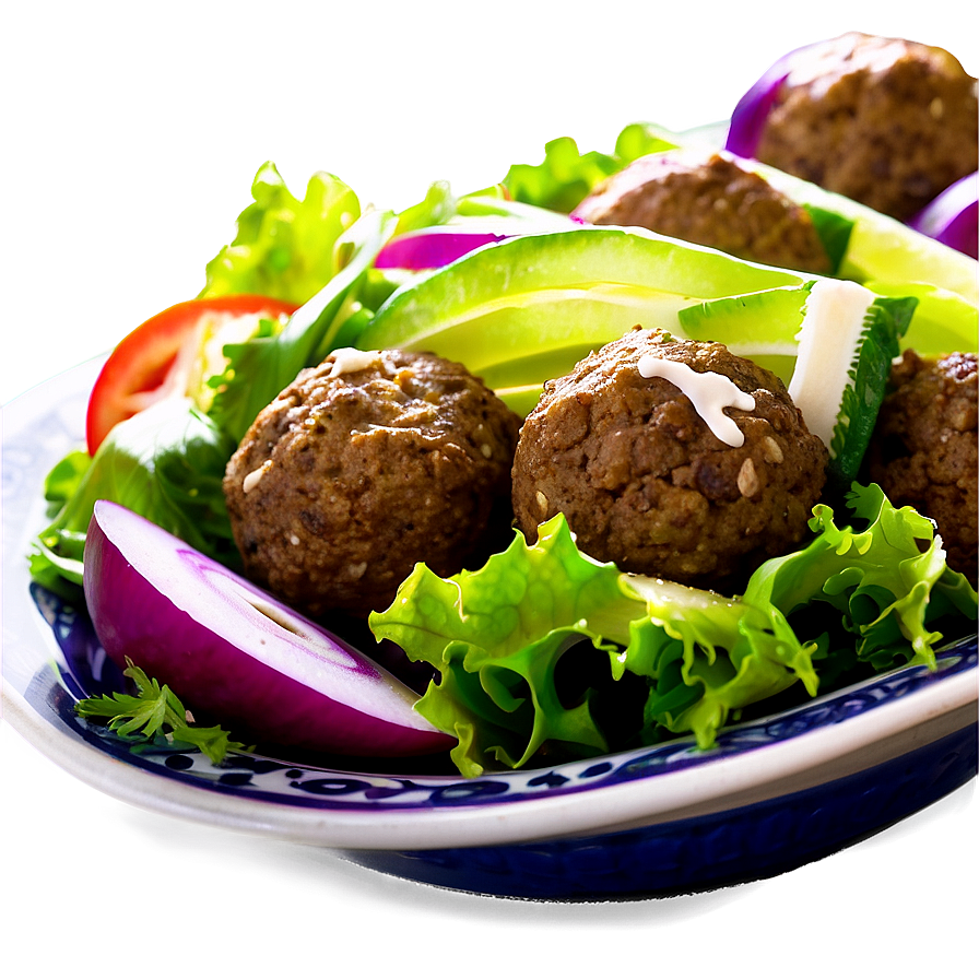 Mediterranean Meatball Salad Png Kfa PNG