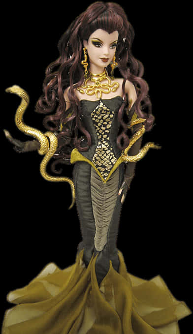 Medusa Barbie Doll PNG