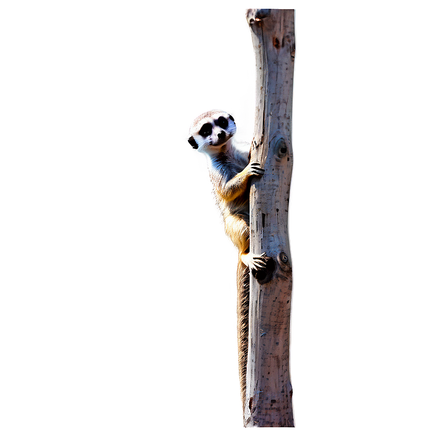 Meerkat Climbing Tree Png Spj PNG